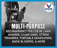 Valvoline 2-Cycle Multi-Purpose TCW-3 Motor Oil 1 QT, Case of 6