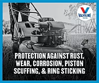 Valvoline 2-Cycle Multi-Purpose TCW-3 Motor Oil 1 QT, Case of 6