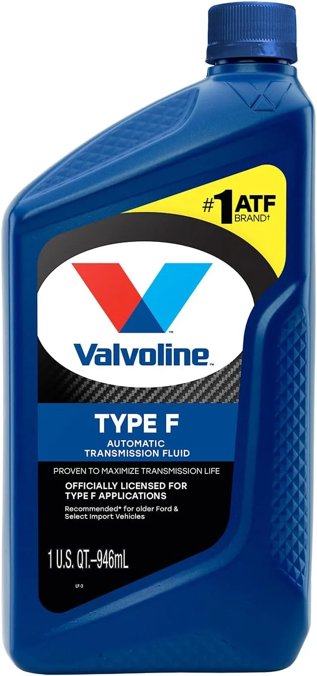 Valvoline Type F (ATF) Automatic Transmission Fluid 1 QT, Case of 6