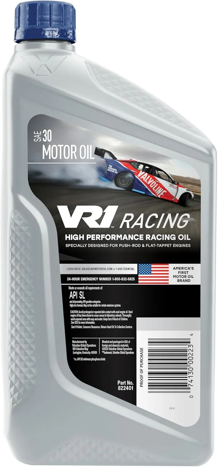 Valvoline VR1 Racing Motor Oil