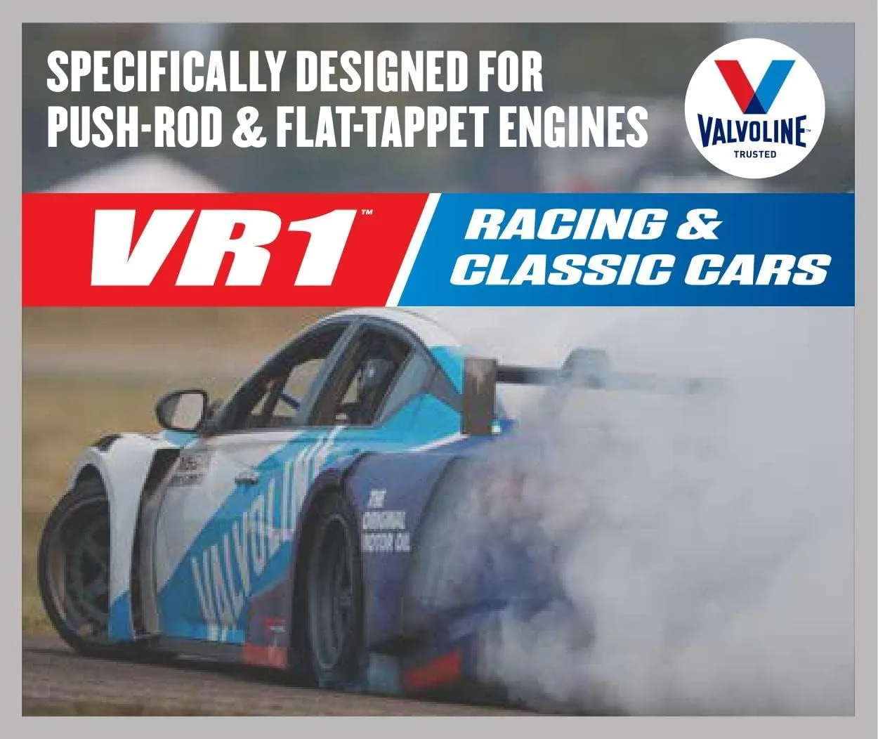 Valvoline VR1 Racing SAE 50 High Performance High Zinc Motor Oil 1 QT (Pack of 2)