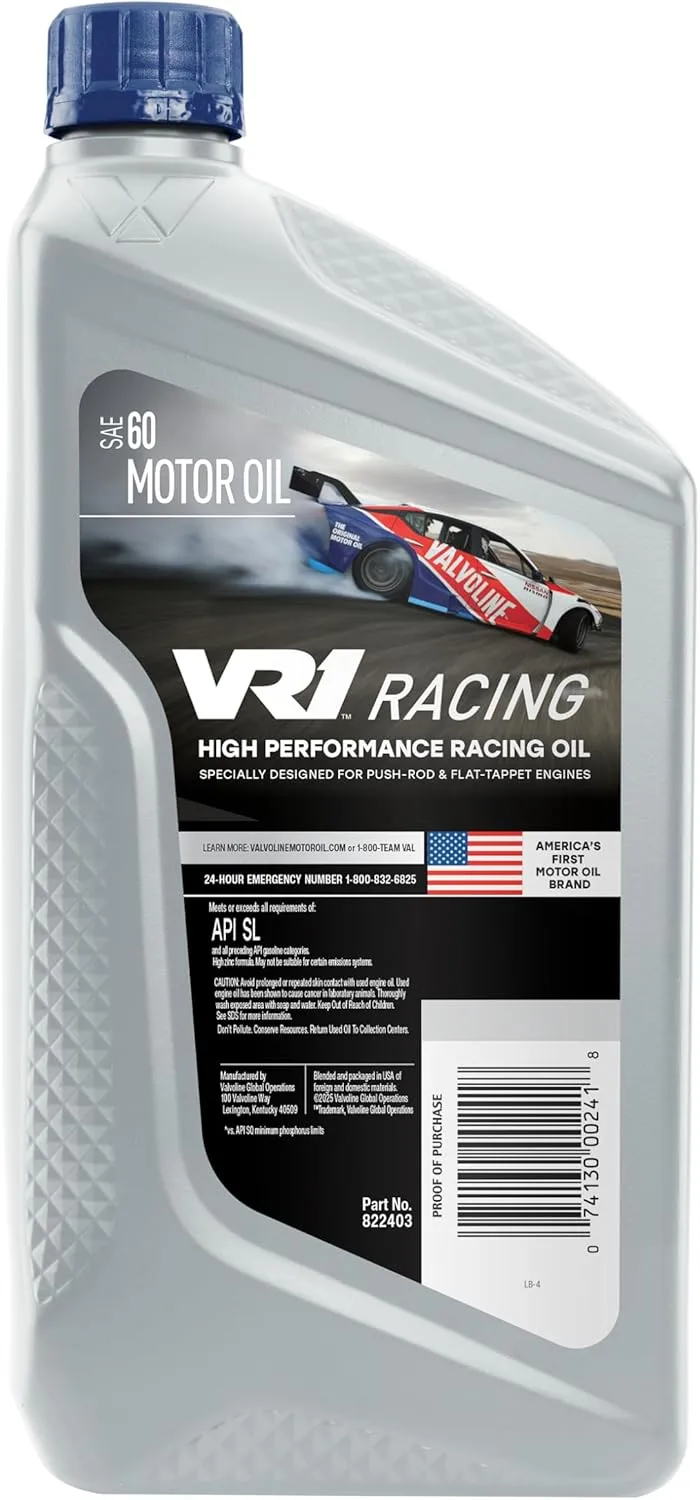 Valvoline VR1 Racing Motor Oil