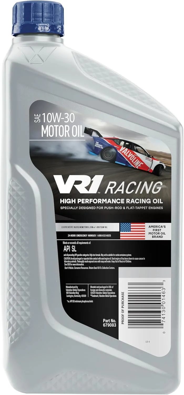 Valvoline VR1 Racing Motor Oil