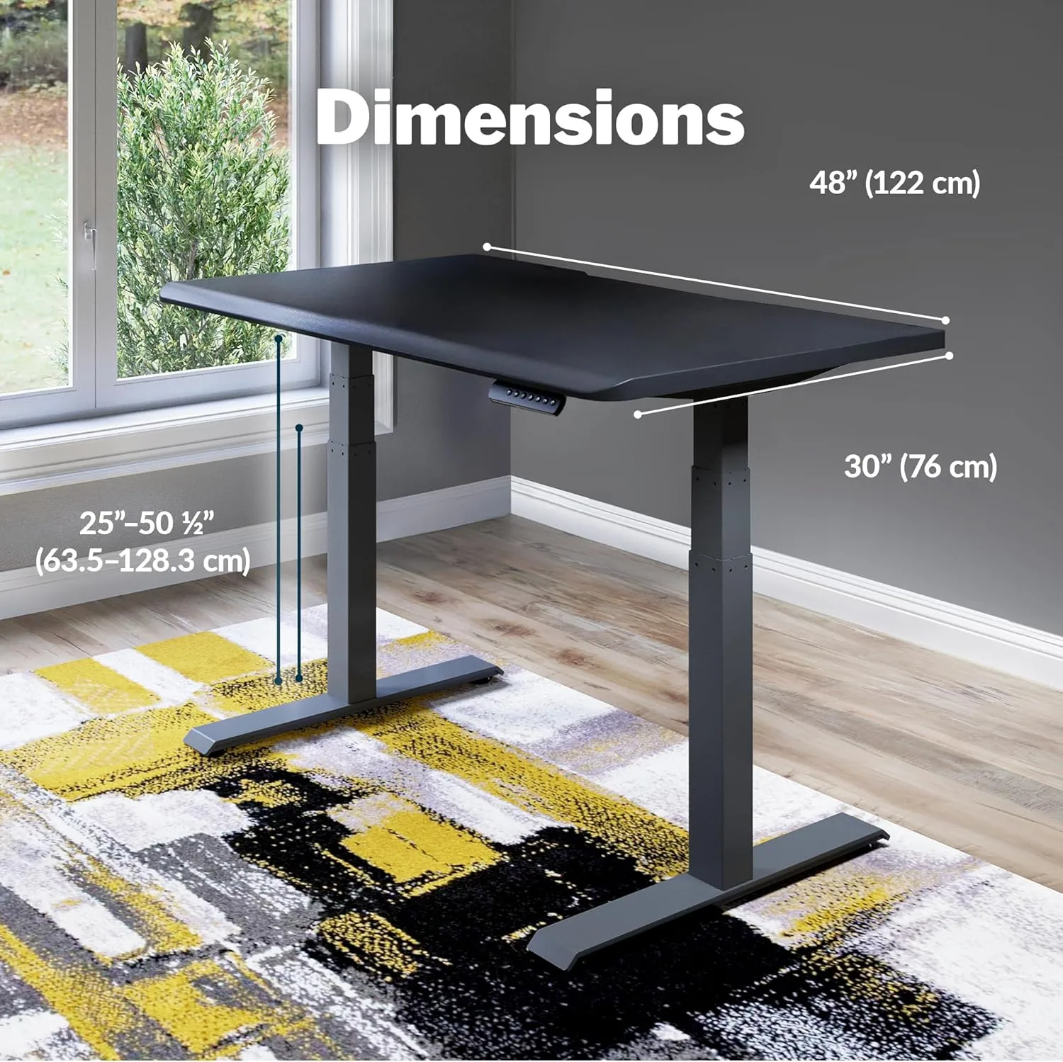 VARI ComfortEdge Electric Standing Desk – Adjustable Sit-Stand