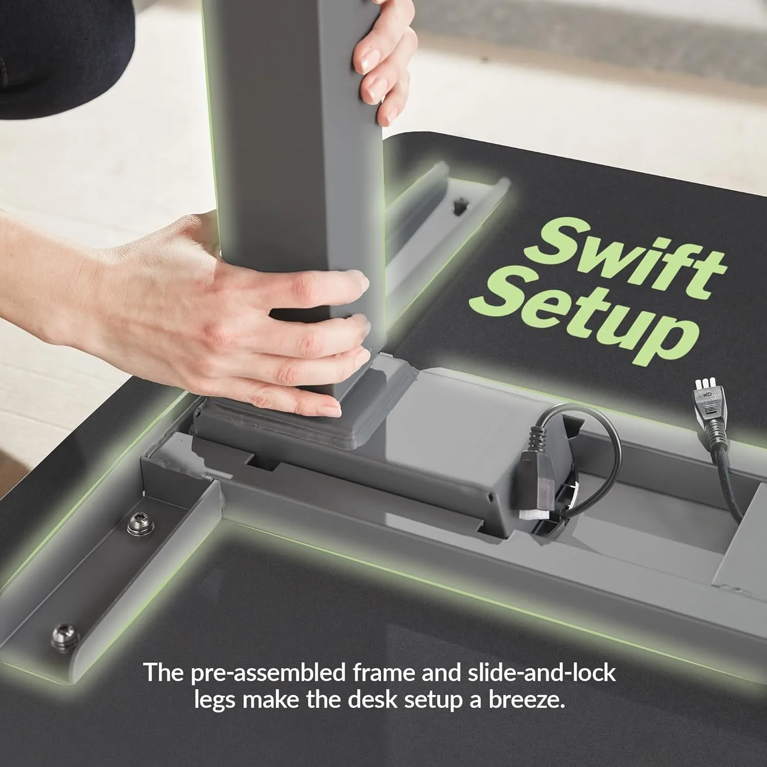 VARI ComfortEdge Electric Standing Desk – Adjustable Sit-Stand