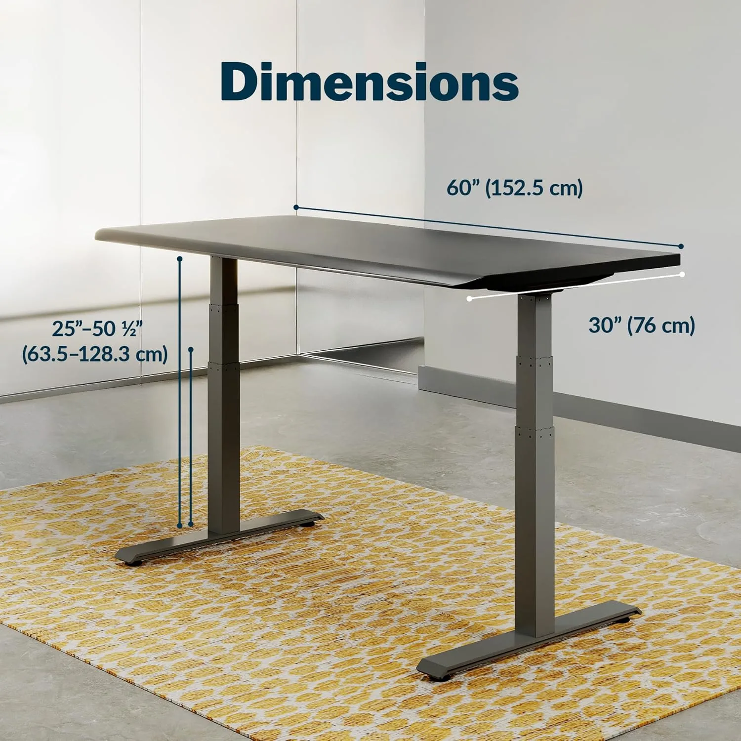 VARI ComfortEdge Electric Standing Desk – Adjustable Sit-Stand