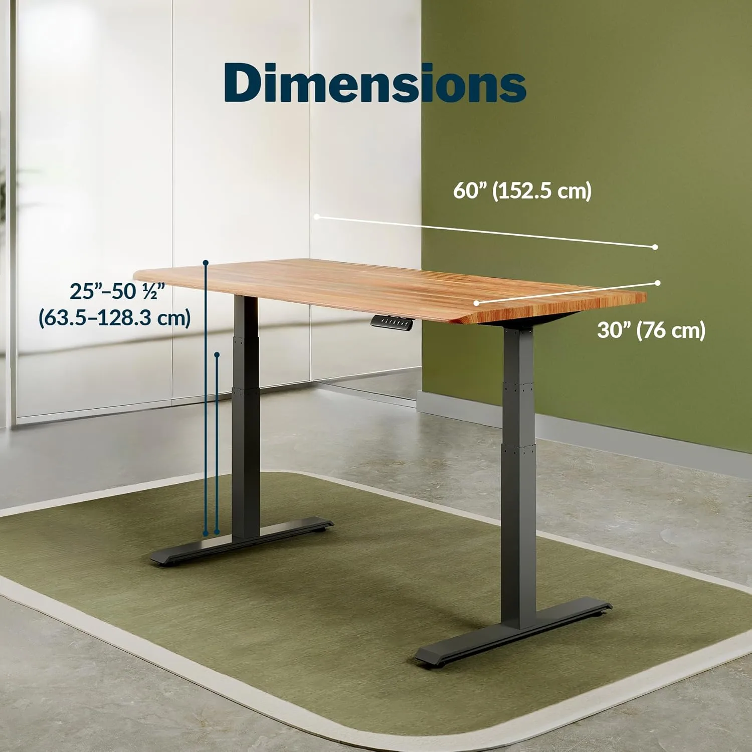 VARI ComfortEdge Electric Standing Desk – Adjustable Sit-Stand