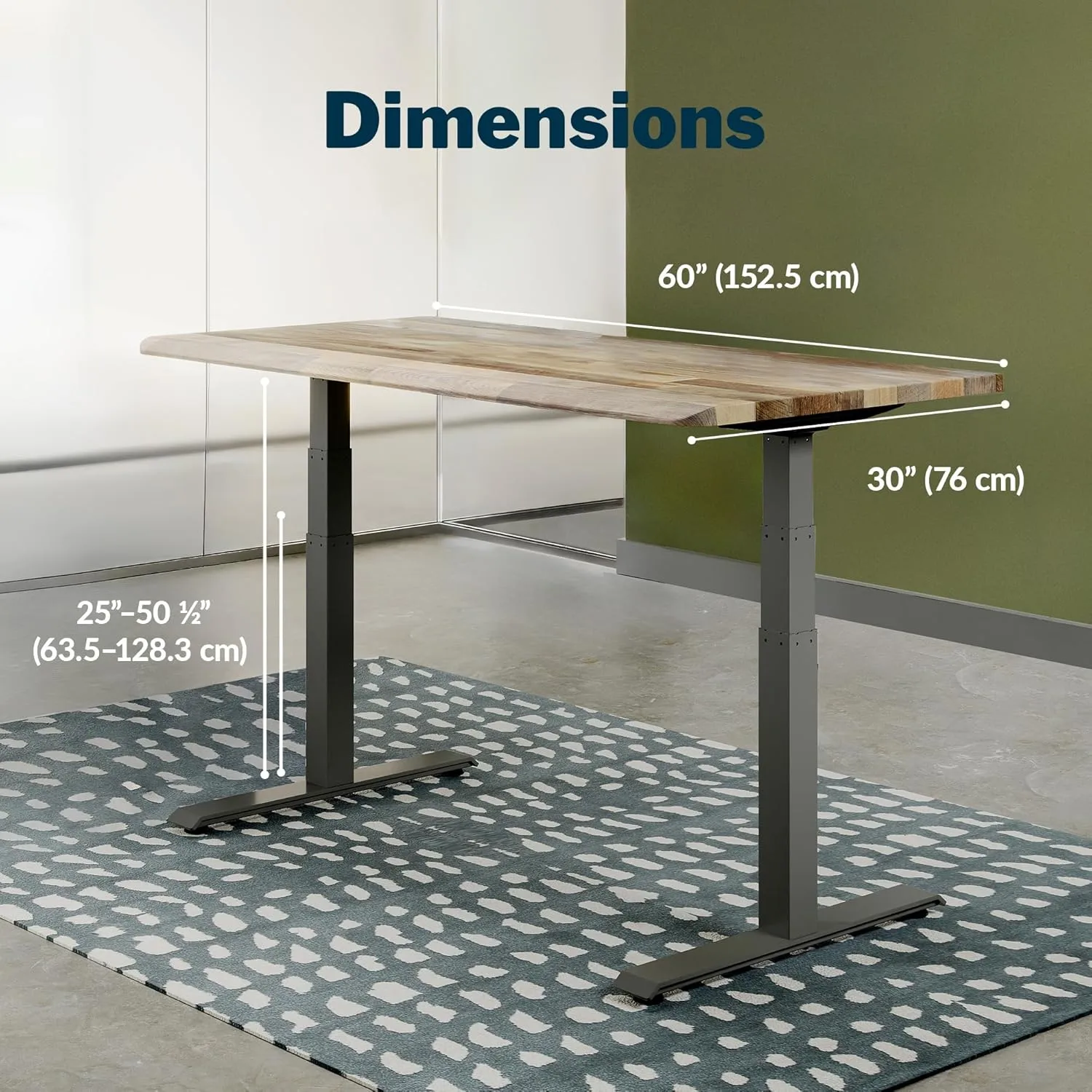 VARI ComfortEdge Electric Standing Desk – Adjustable Sit-Stand