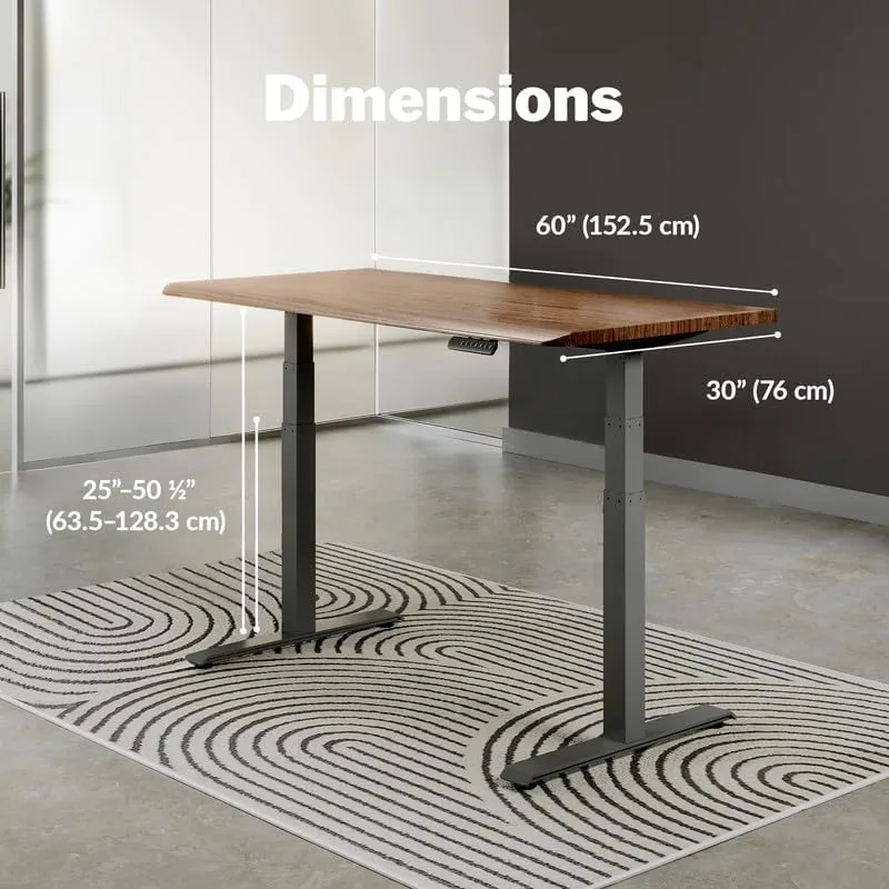 VARI ComfortEdge Electric Standing Desk – Adjustable Sit-Stand