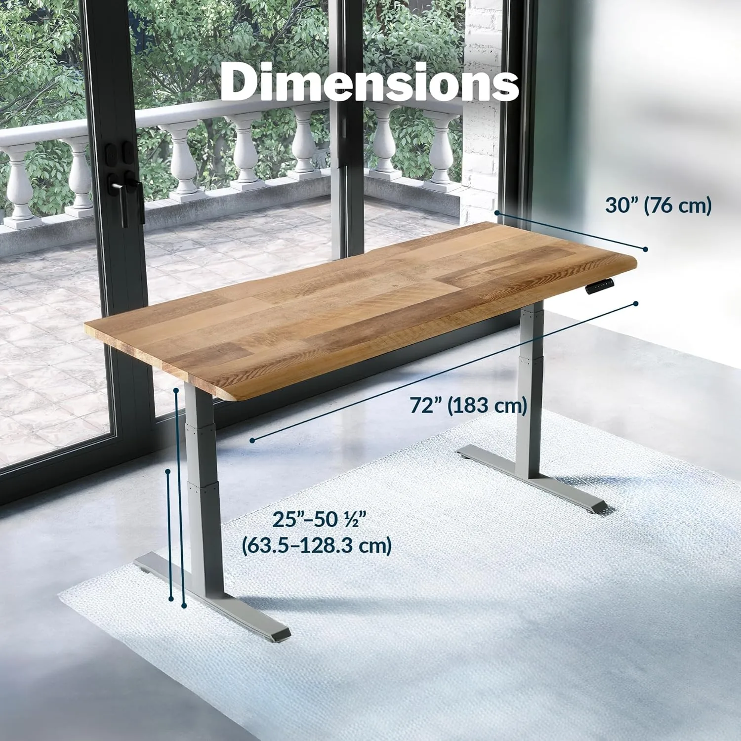 VARI ComfortEdge Electric Standing Desk – Adjustable Sit-Stand