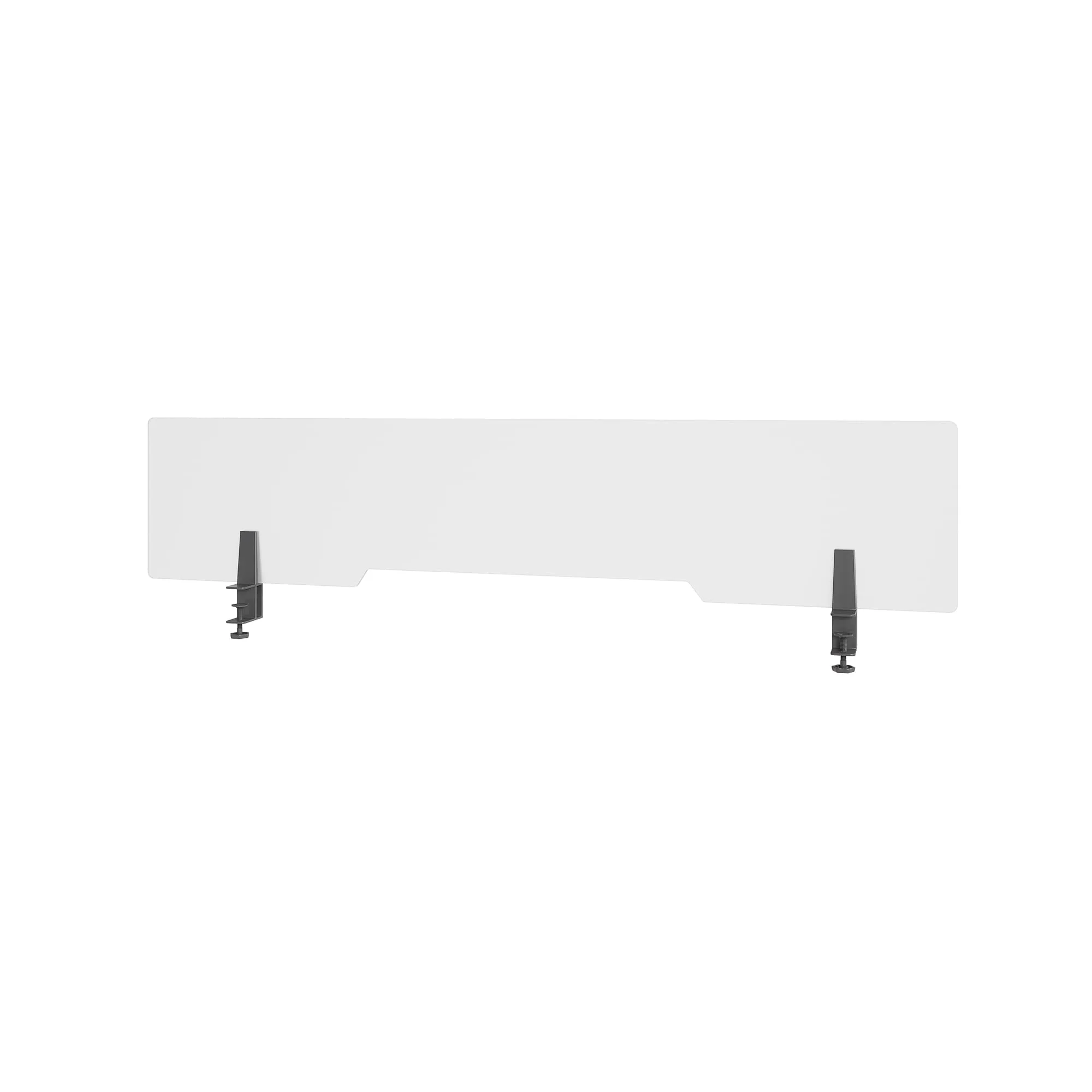 VARIDESK Acrylic Frosted Privacy Panel - Clamp-On Tool-Free