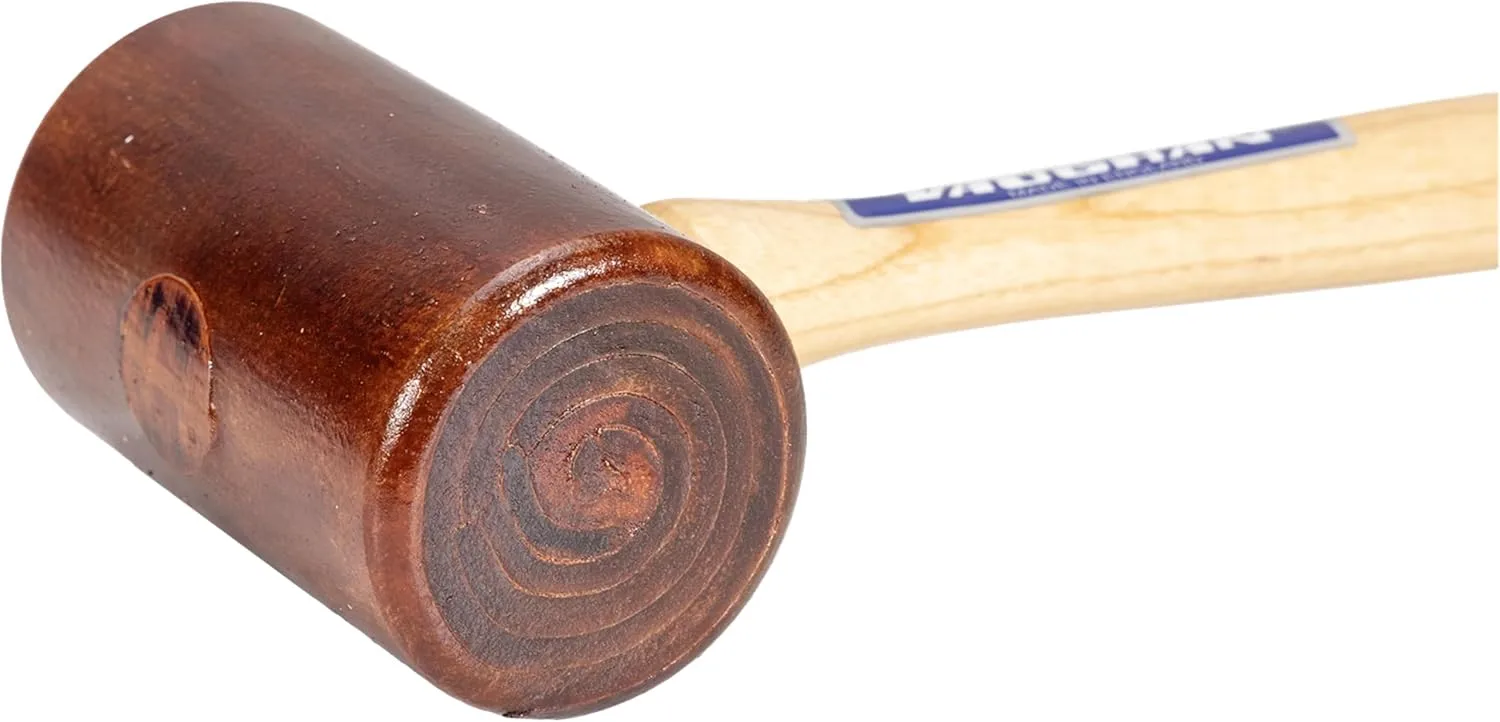 VAUGHAN Rawhide Mallet, Non-Marring, Hardwood Handle