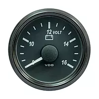 VDO SingleViu 52mm (2-1/16") Voltmeter f/12V Systems
