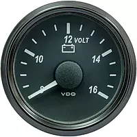 VDO SingleViu 52mm (2-1/16") Voltmeter f/12V Systems