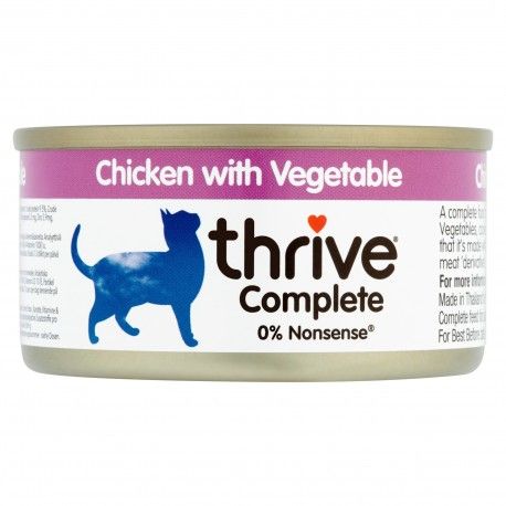 Thrive Complete Cat Chicken w/ Vegetable Wet Food 75G Thrive Complete Cat Chicken w/ Vegetable Wet Food 75G