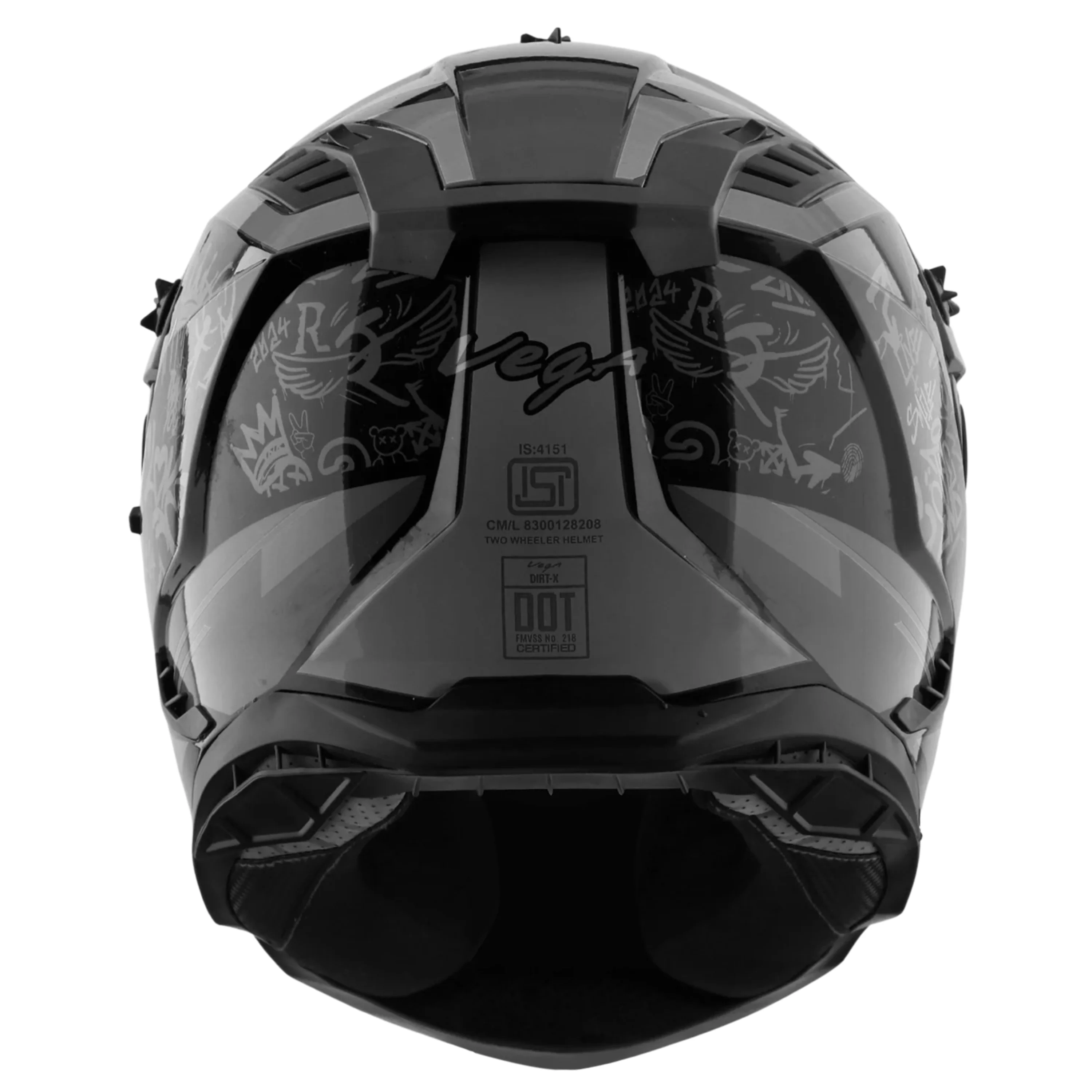 VEGA DIRT-X TRIAL BLACK/GREY (M) VEGA DIRT-X TRIAL BLACK/GREY (M)