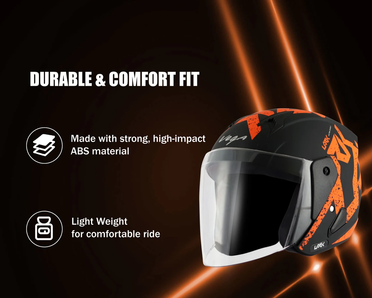VEGA LARK VICTOR BLACK ORANGE C/V (M) VEGA LARK VICTOR BLACK ORANGE C/V (M)