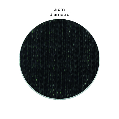 Velcro Circulo Adhesivo 3Cm Negro Paquete X 27 Unidades