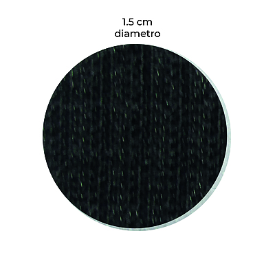 Velcro Circulo Adhesivo 1.5Cm Negro Paquete X 147 Unidades