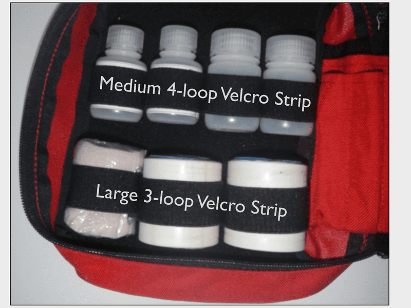 First Aid Pack Velcro Strip