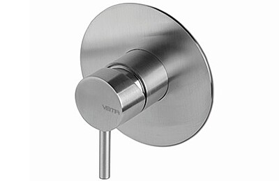 MIXER APA RECE/CALDA VEMA, SERIE TIBER STEEL V17130 AC.005 INOX