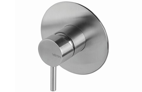 MIXER APA RECE/CALDA VEMA, SERIE TIBER STEEL V17130 AC.005 INOX