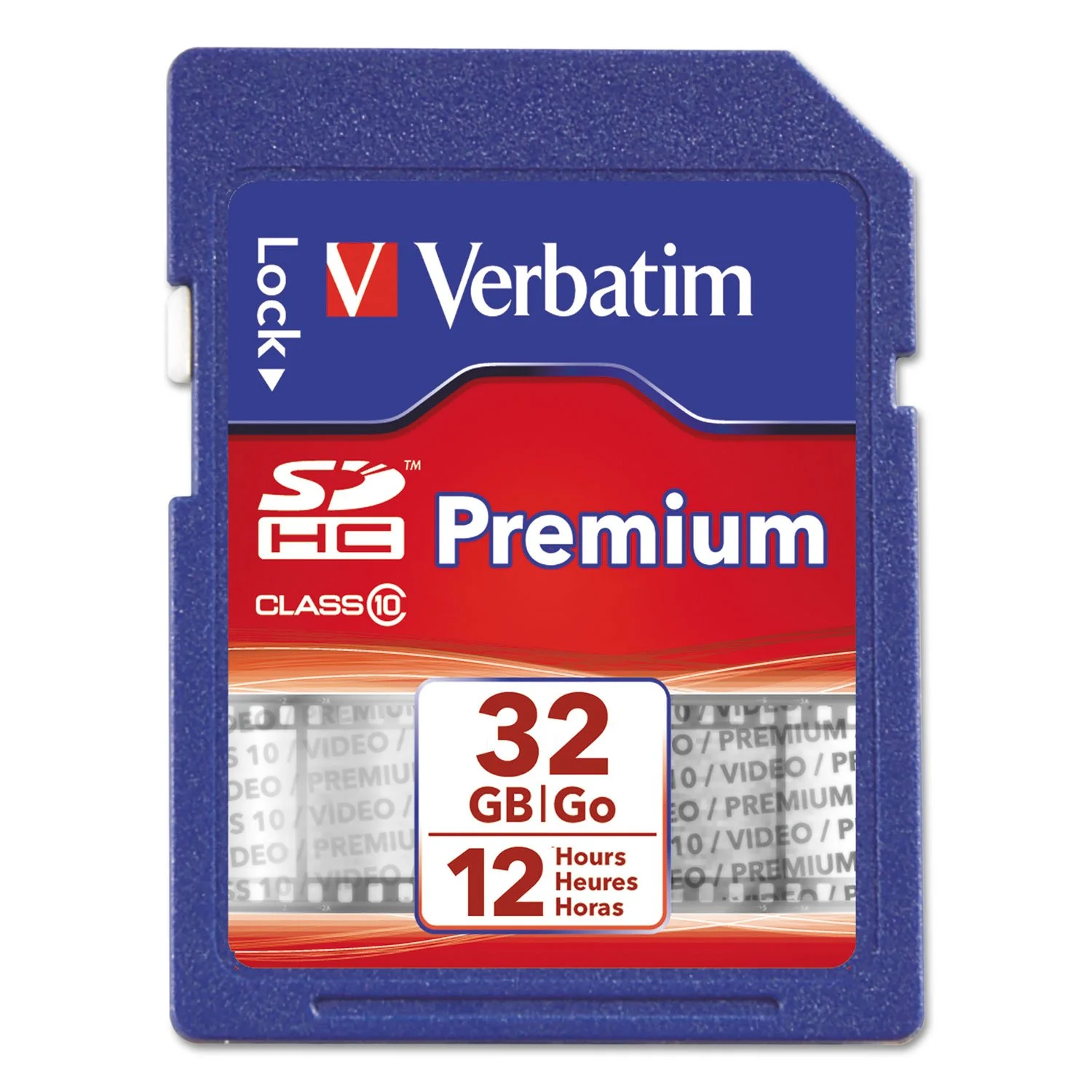 Verbatim Premium SDHC Memory Card UHS-I U1 Class 10