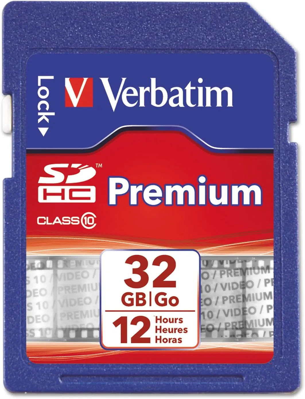 Verbatim Premium SDHC Memory Card UHS-I U1 Class 10