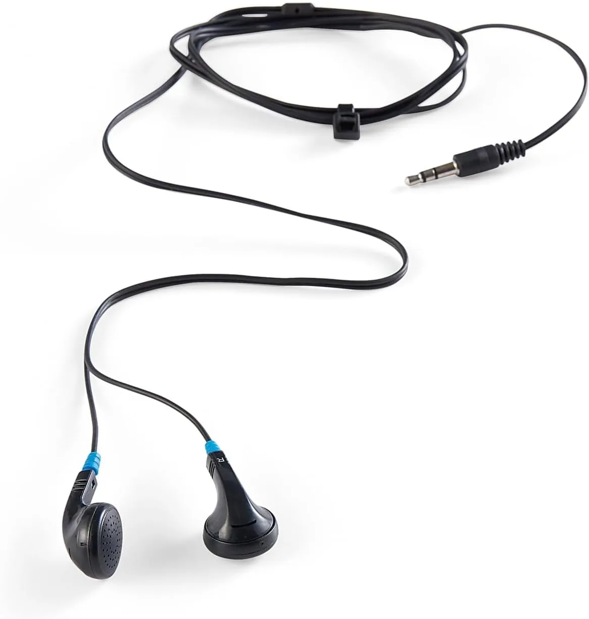 Verbatim Stereo Earphones - 3.5mm Wired Earbuds, Black