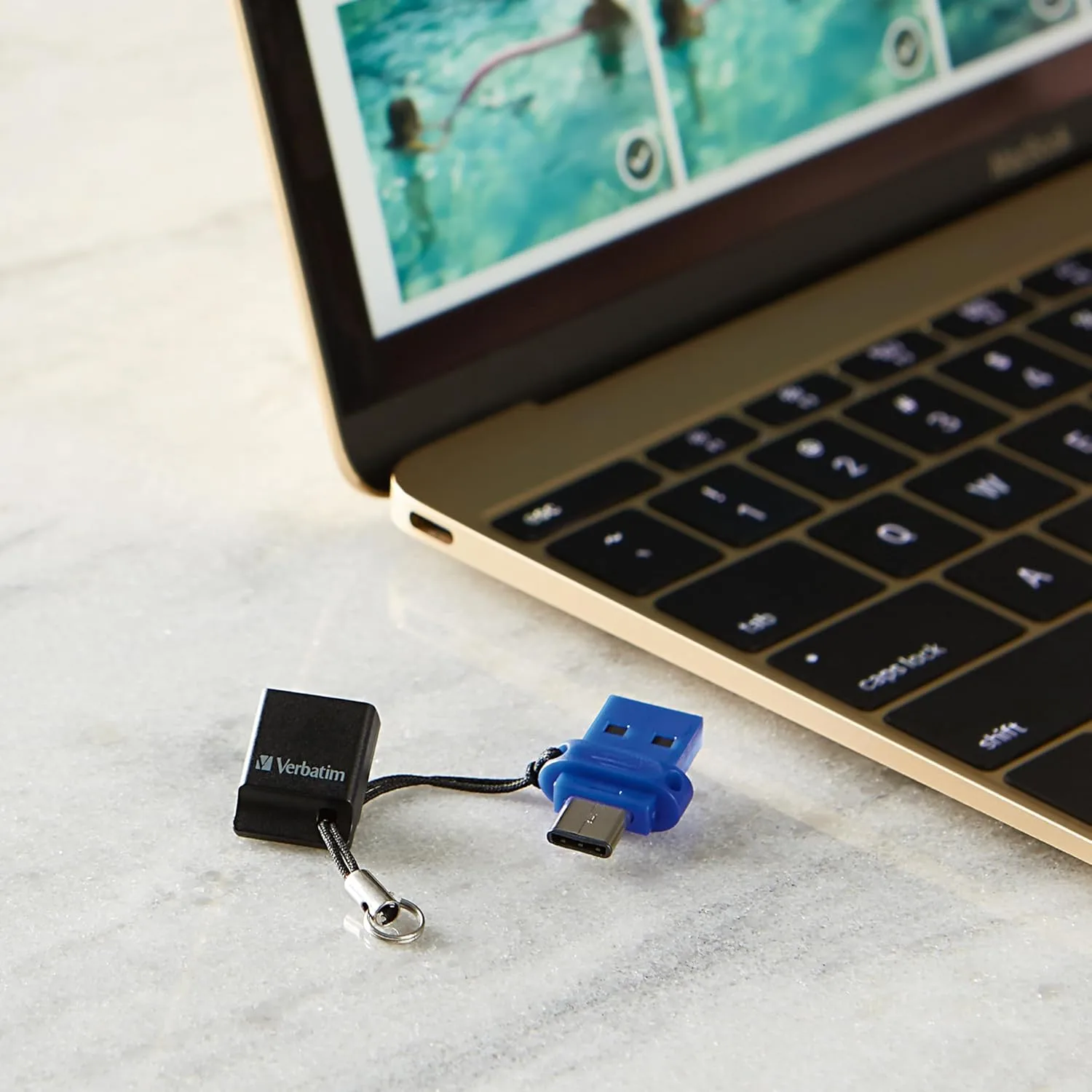Verbatim Store 'n' Go Dual OTG USB 3.2 Gen 1 Flash Drive for USB-C Devices - 2 in 1 Type C Thumb Drive