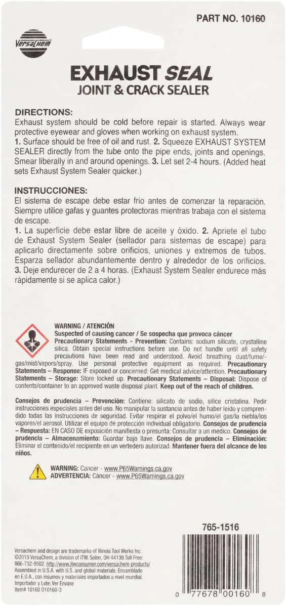 Permatex 10160 VC EXH Joint Crack Sealer