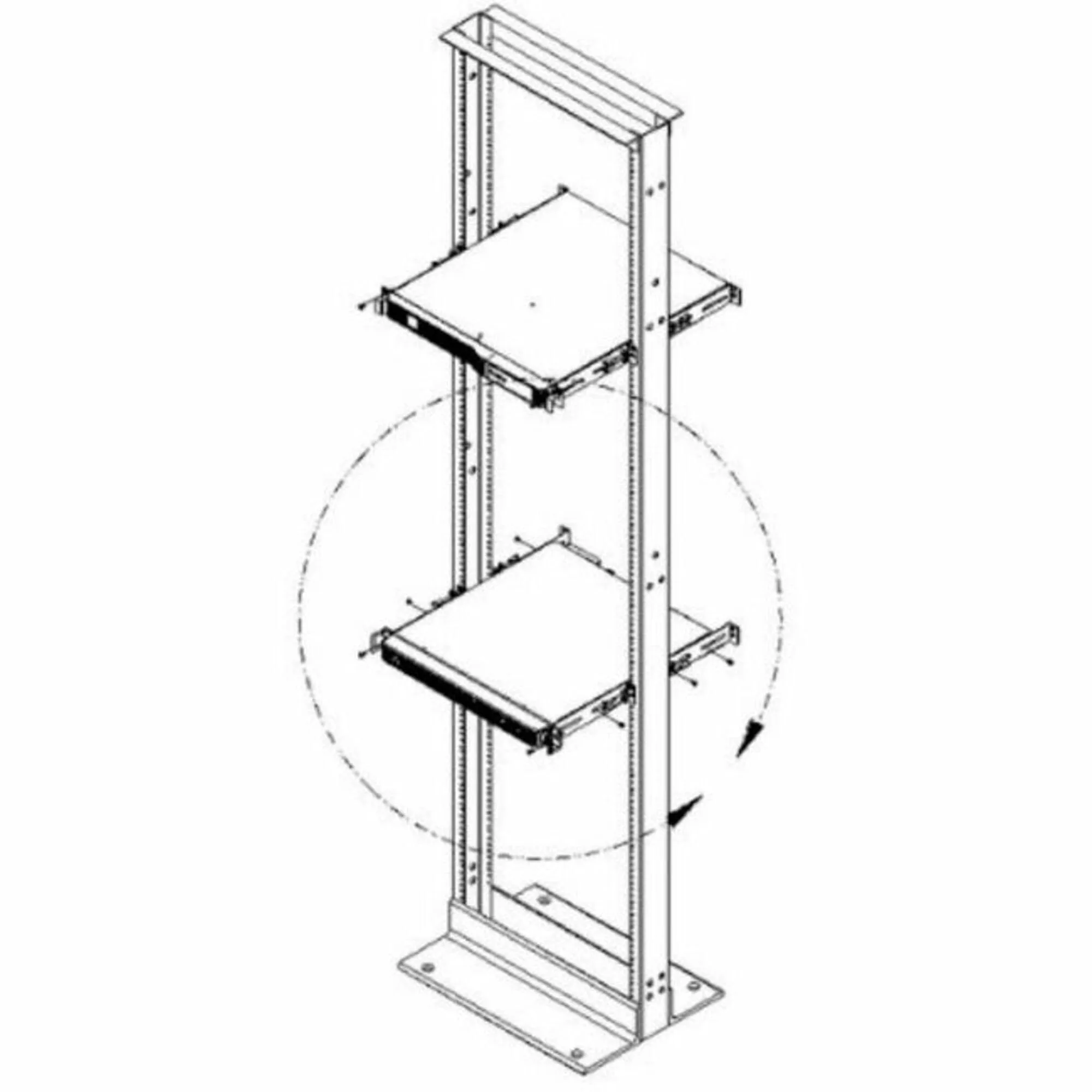 Liebert 2POSTRMKIT1U 1U 2-Post Rack Mount Kit for PSI5 and GXT5 UPS
