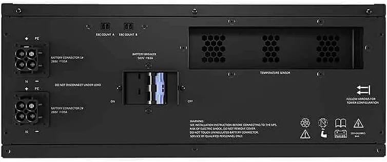 Vertiv Liebert GXT5 External Battery Cabinet GXT5-EBC288VRT4U - 8-10kVA, 288V, Lead Acid