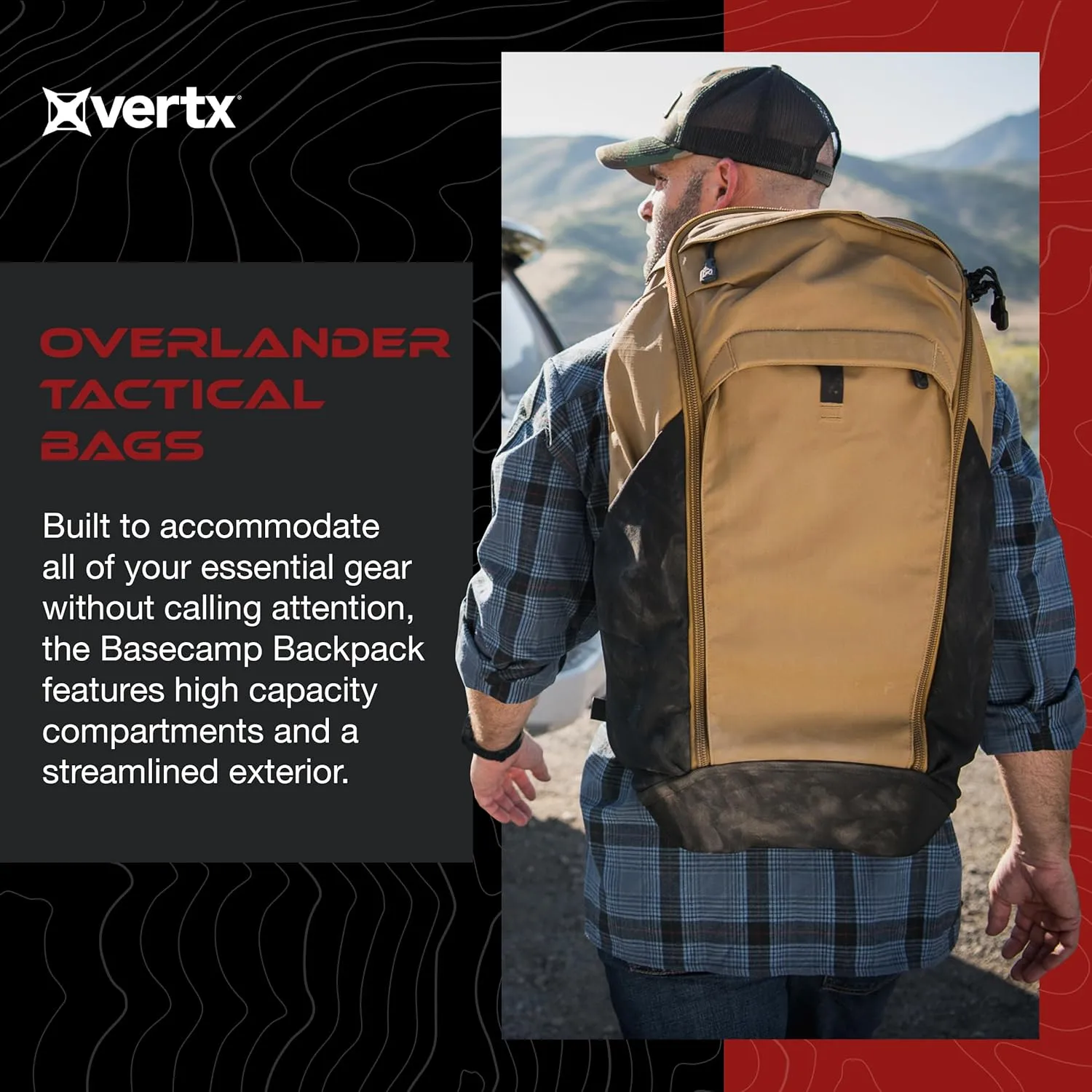VERTX Basecamp EDC Tactical Backpack 30L