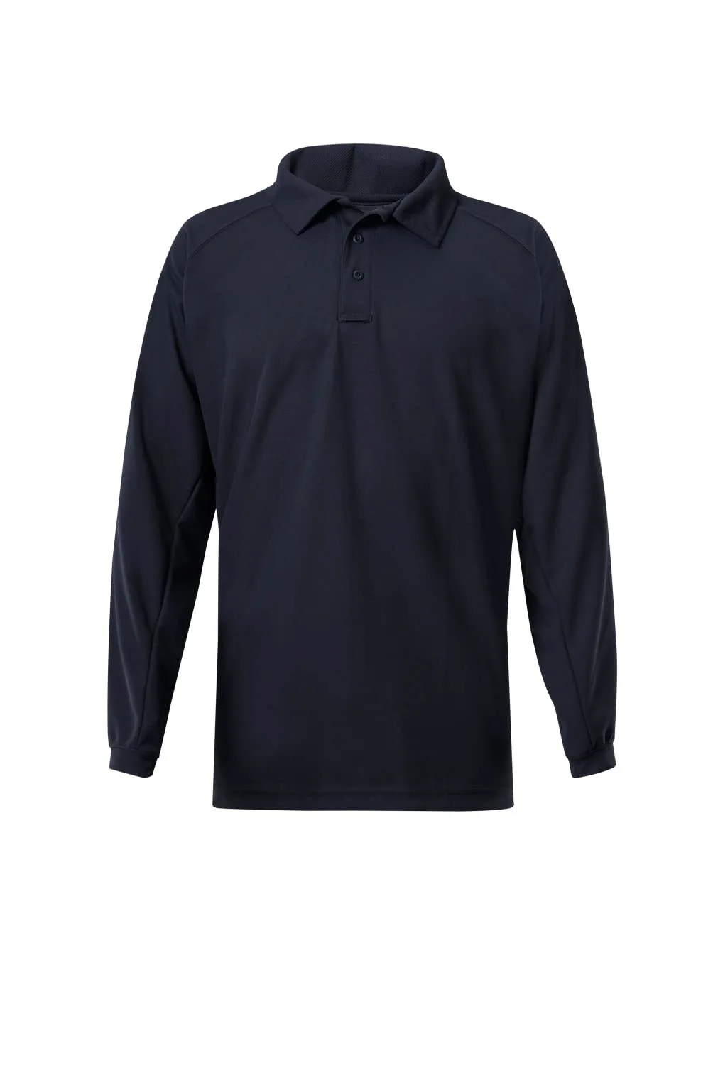 VERTX Mens Coldblack Long-Sleeve Tactical Polo Shirt