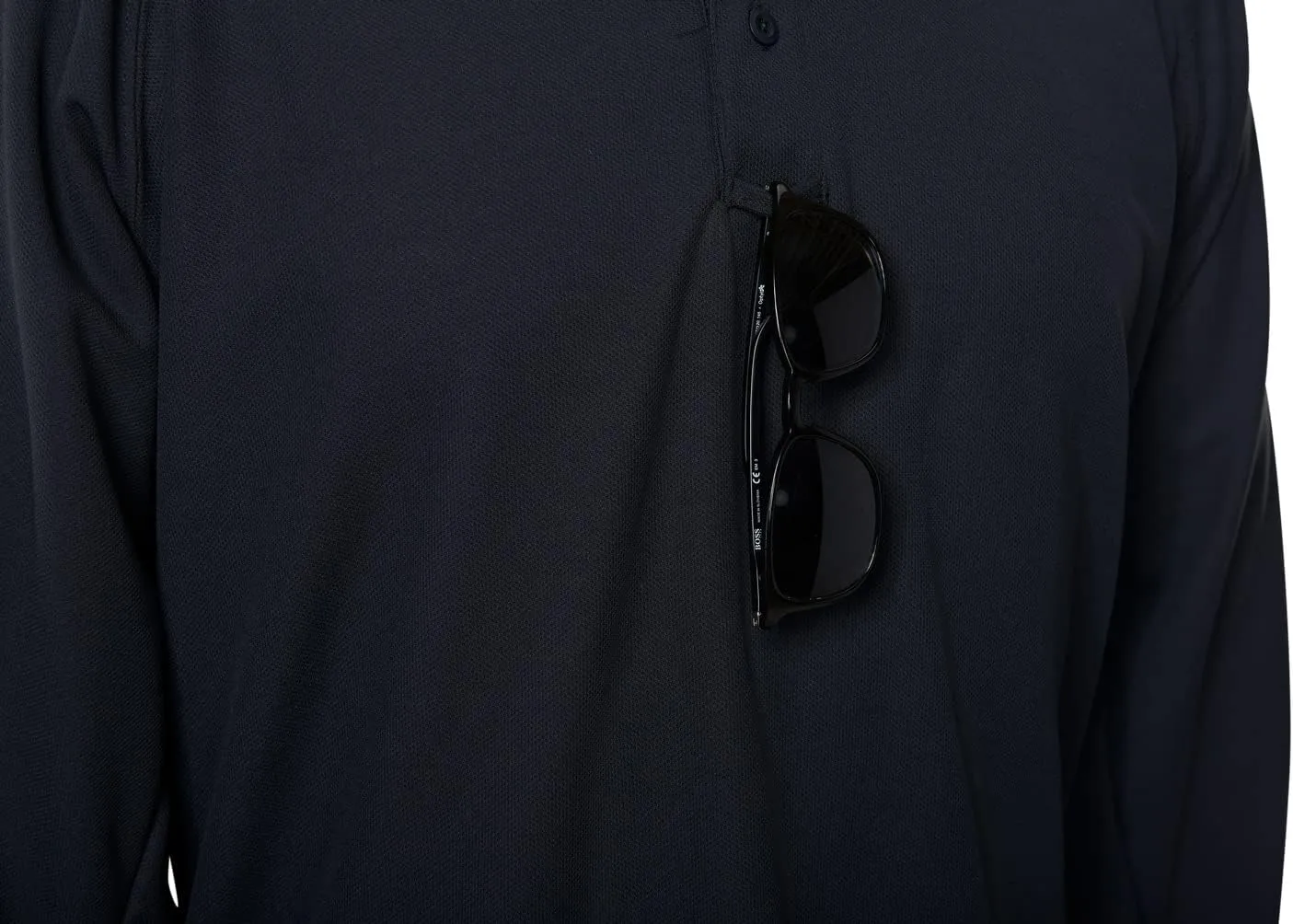 VERTX Mens Coldblack Long-Sleeve Tactical Polo Shirt