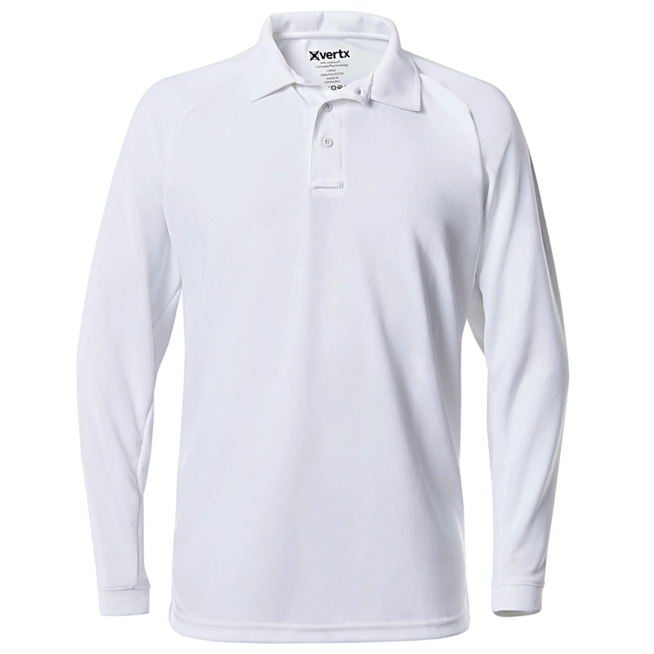 VERTX Mens Coldblack Long-Sleeve Tactical Polo Shirt