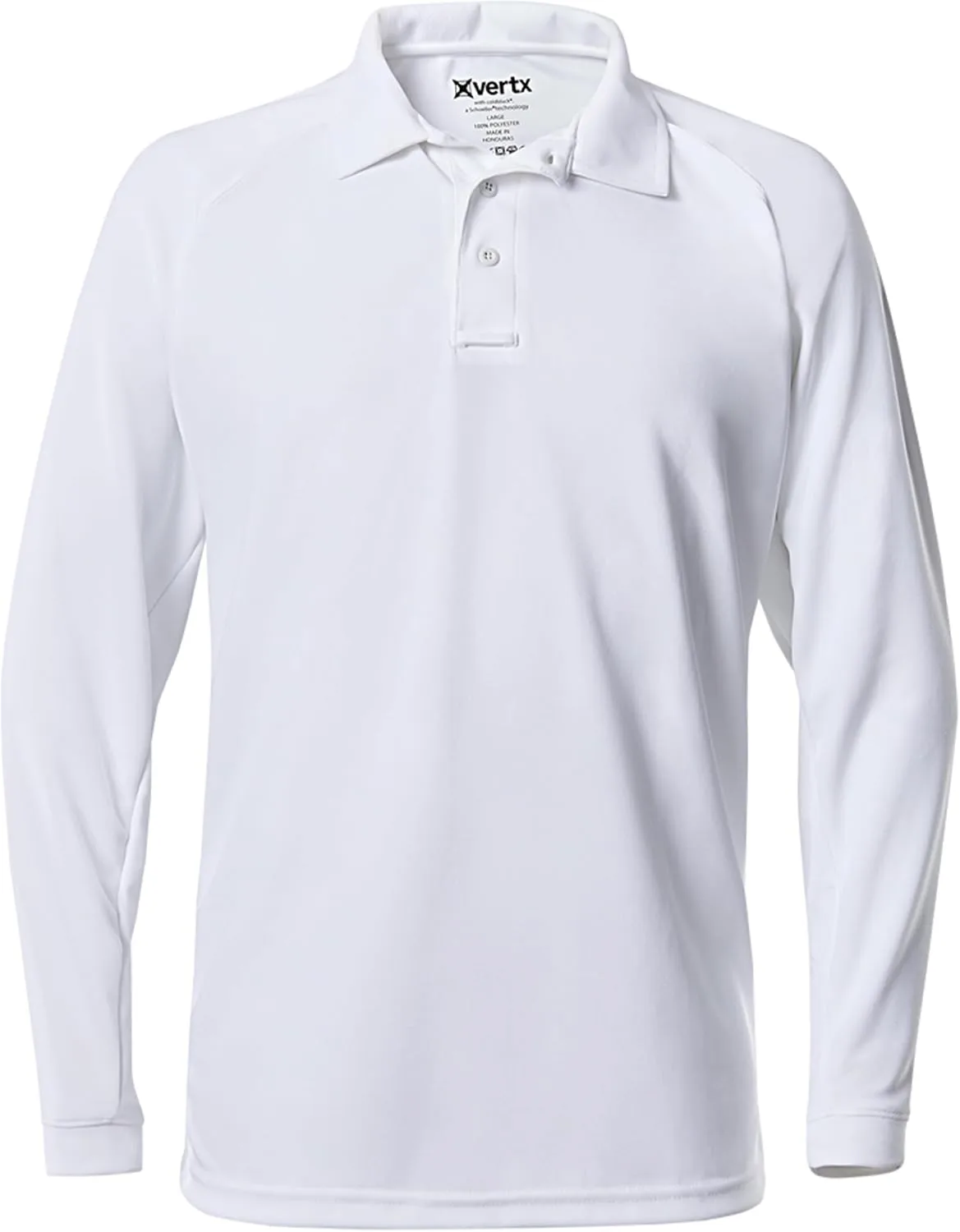 VERTX Mens Coldblack Long-Sleeve Tactical Polo Shirt