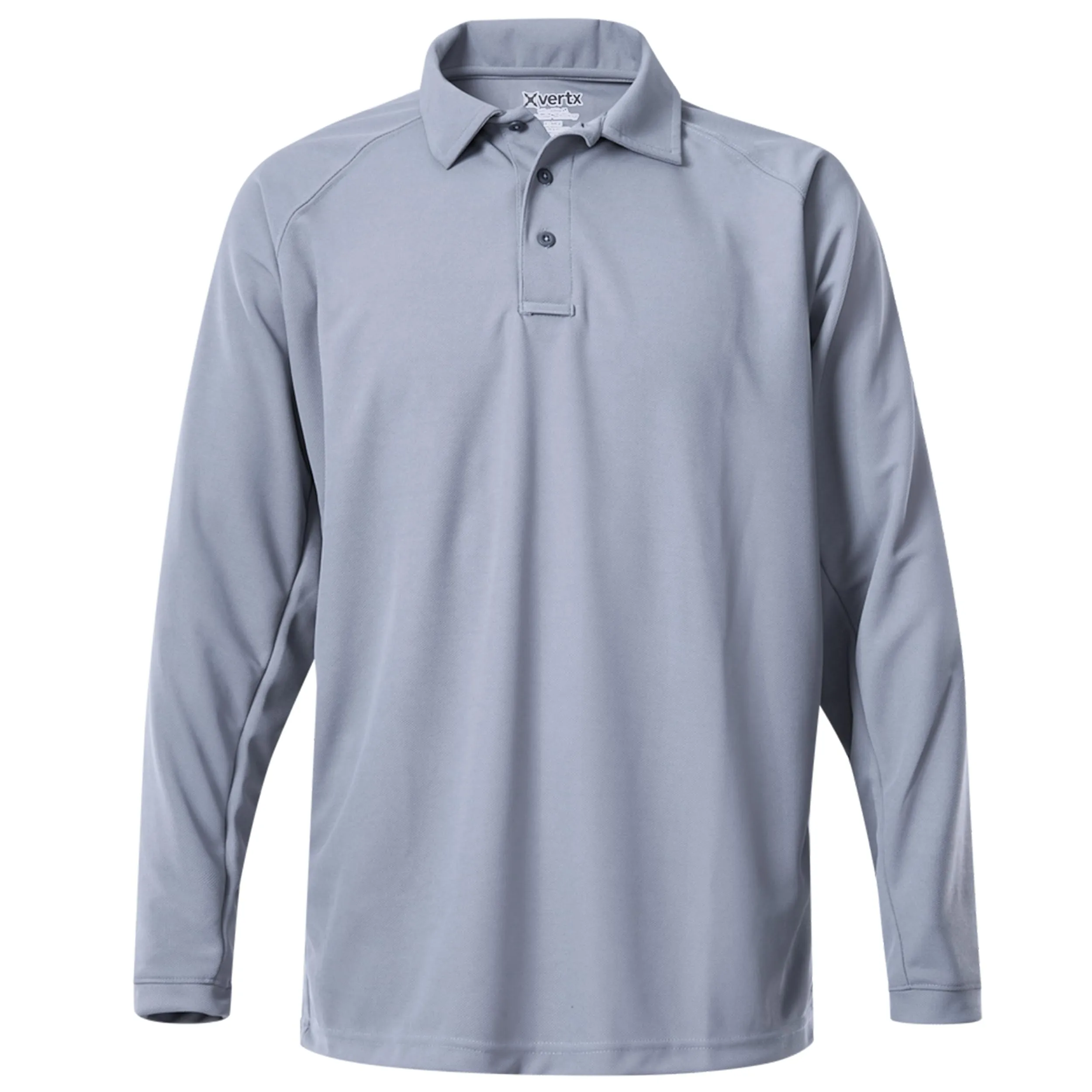 VERTX Mens Coldblack Long-Sleeve Tactical Polo Shirt