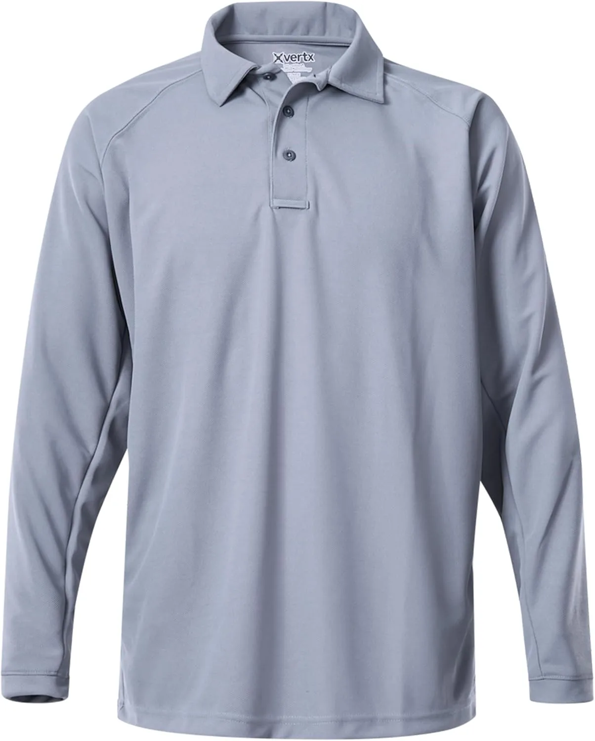 VERTX Mens Coldblack Long-Sleeve Tactical Polo Shirt