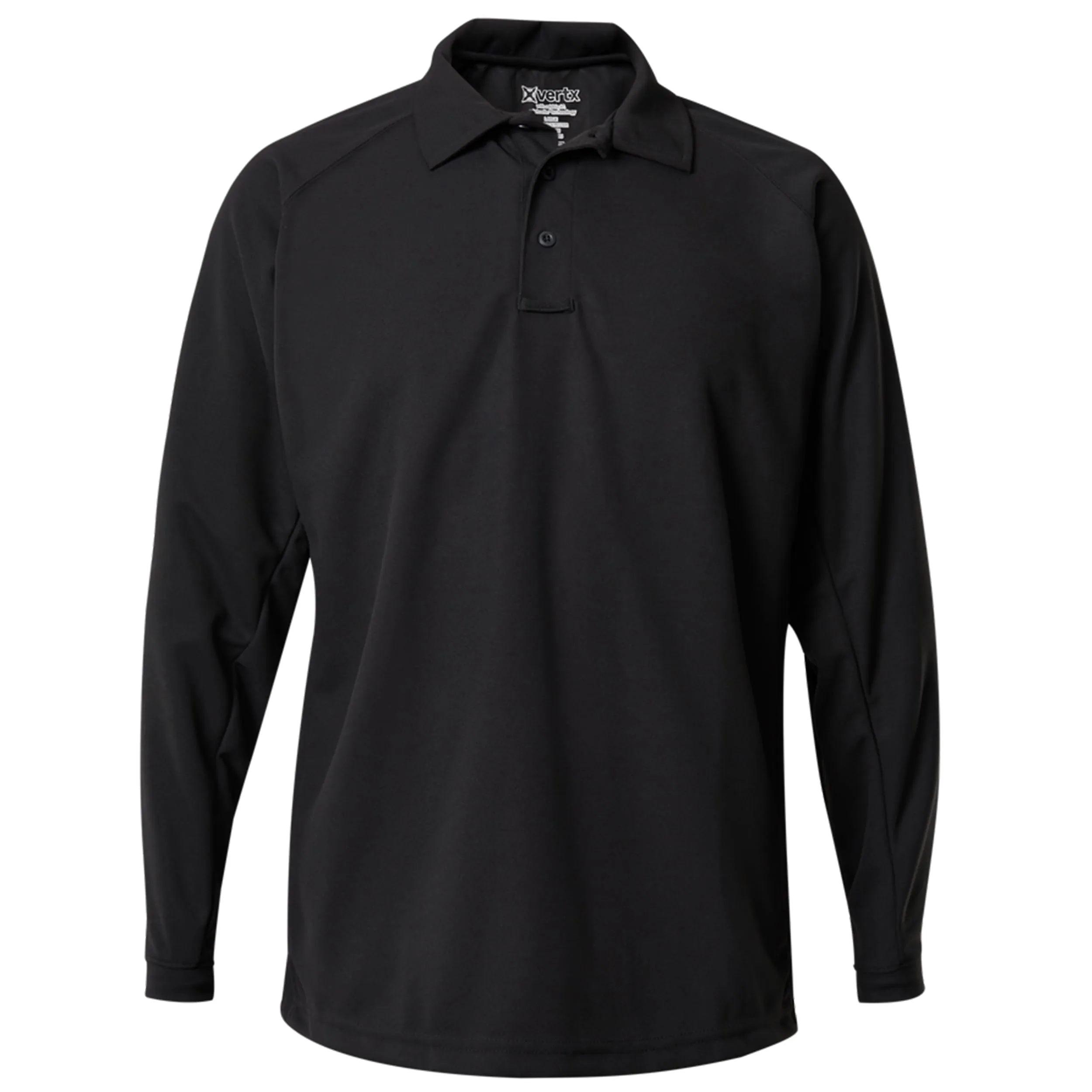 VERTX Mens Coldblack Long-Sleeve Tactical Polo Shirt