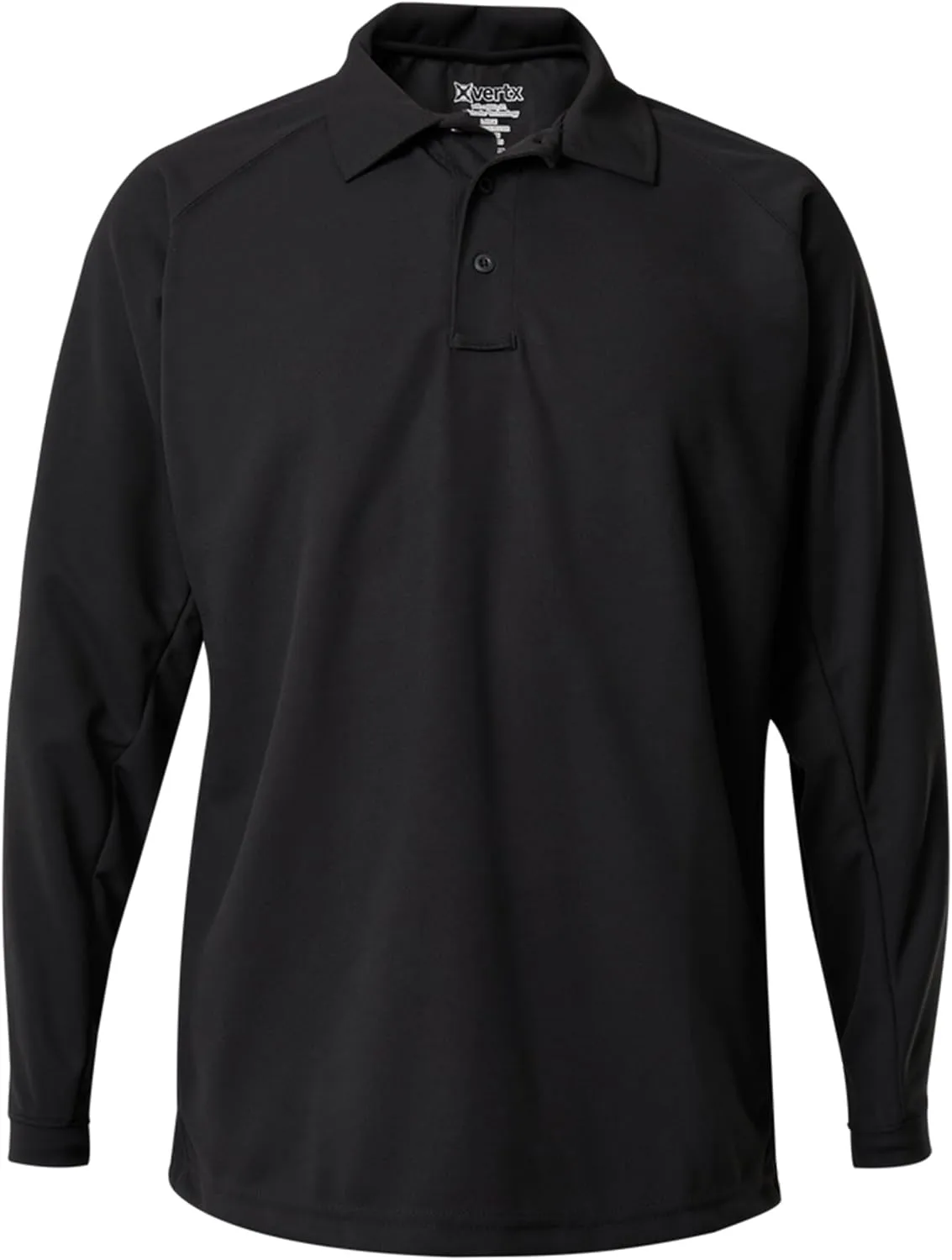 VERTX Mens Coldblack Long-Sleeve Tactical Polo Shirt