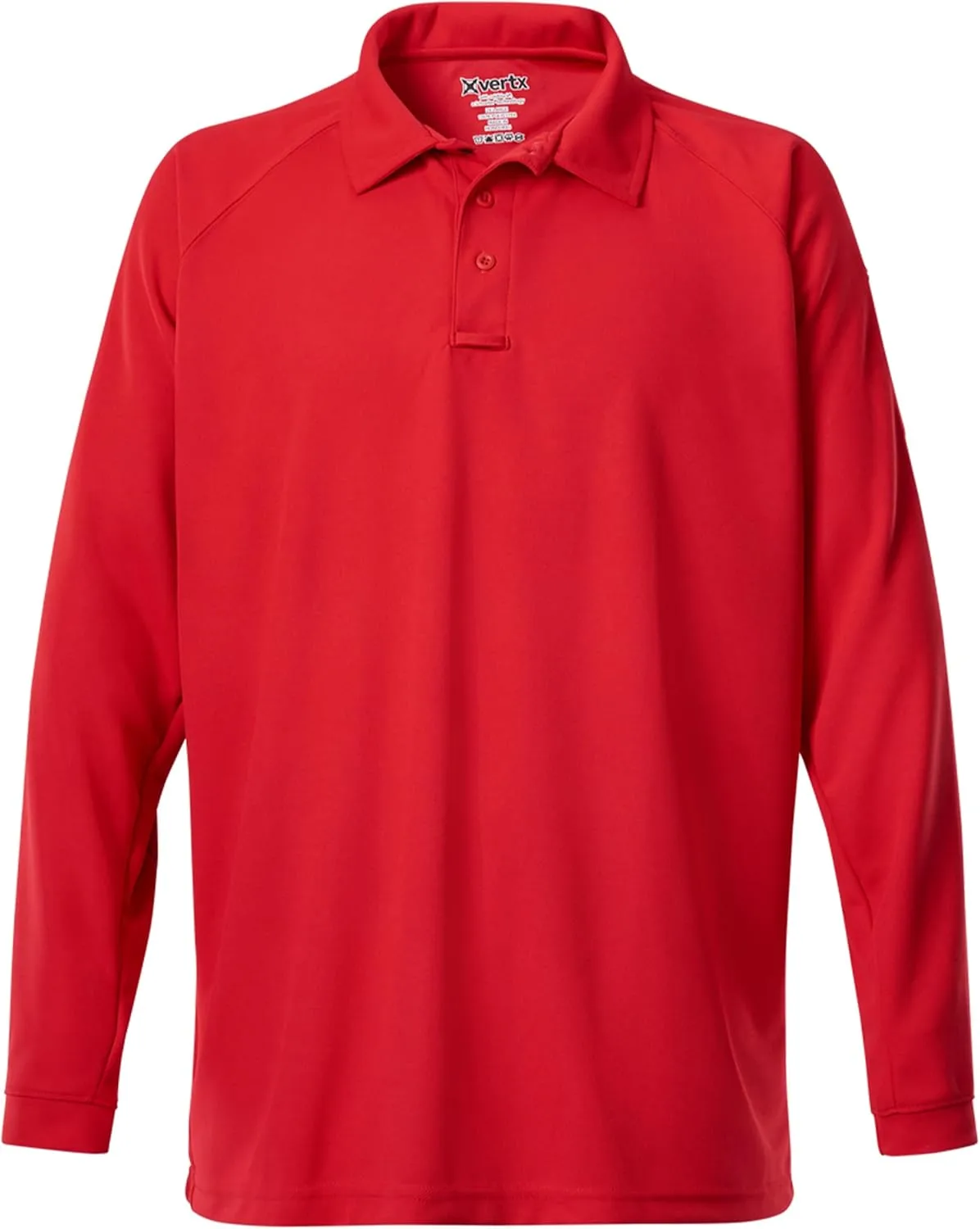 VERTX Mens Coldblack Long-Sleeve Tactical Polo Shirt