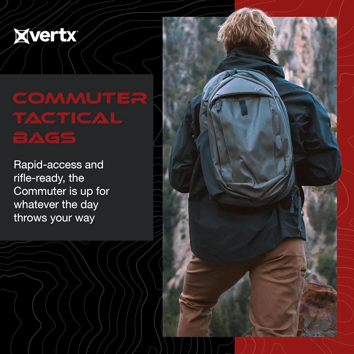 VERTX Commuter 22L EDC Tactical Sling Pack Backpack