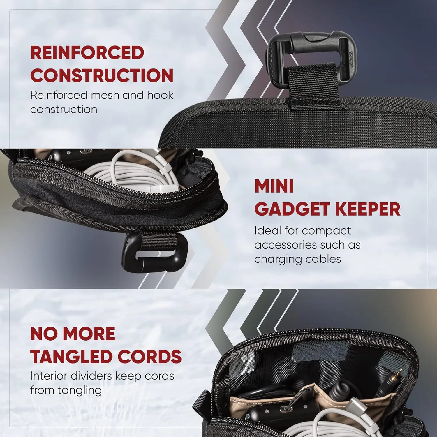 VERTX Pouch and Organizational Accessories - Cordura Velcro Pouch