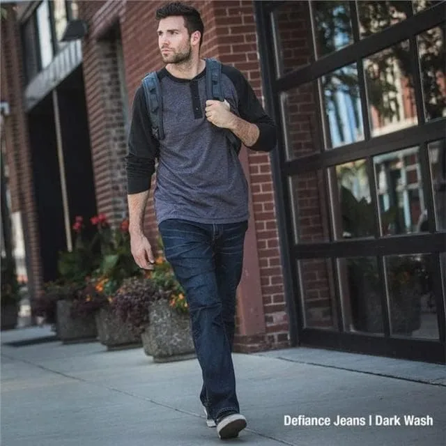 VERTX Defiance Men's Tactical Jeans, Relaxed Fit Stretch, 11 Pockets