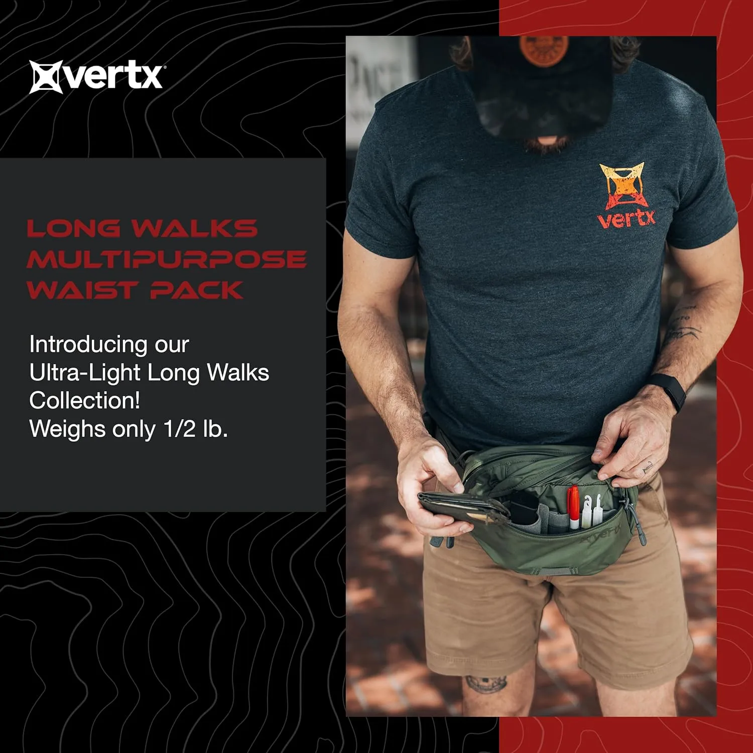 VERTX Long Walks MP Tactical Waist Pack