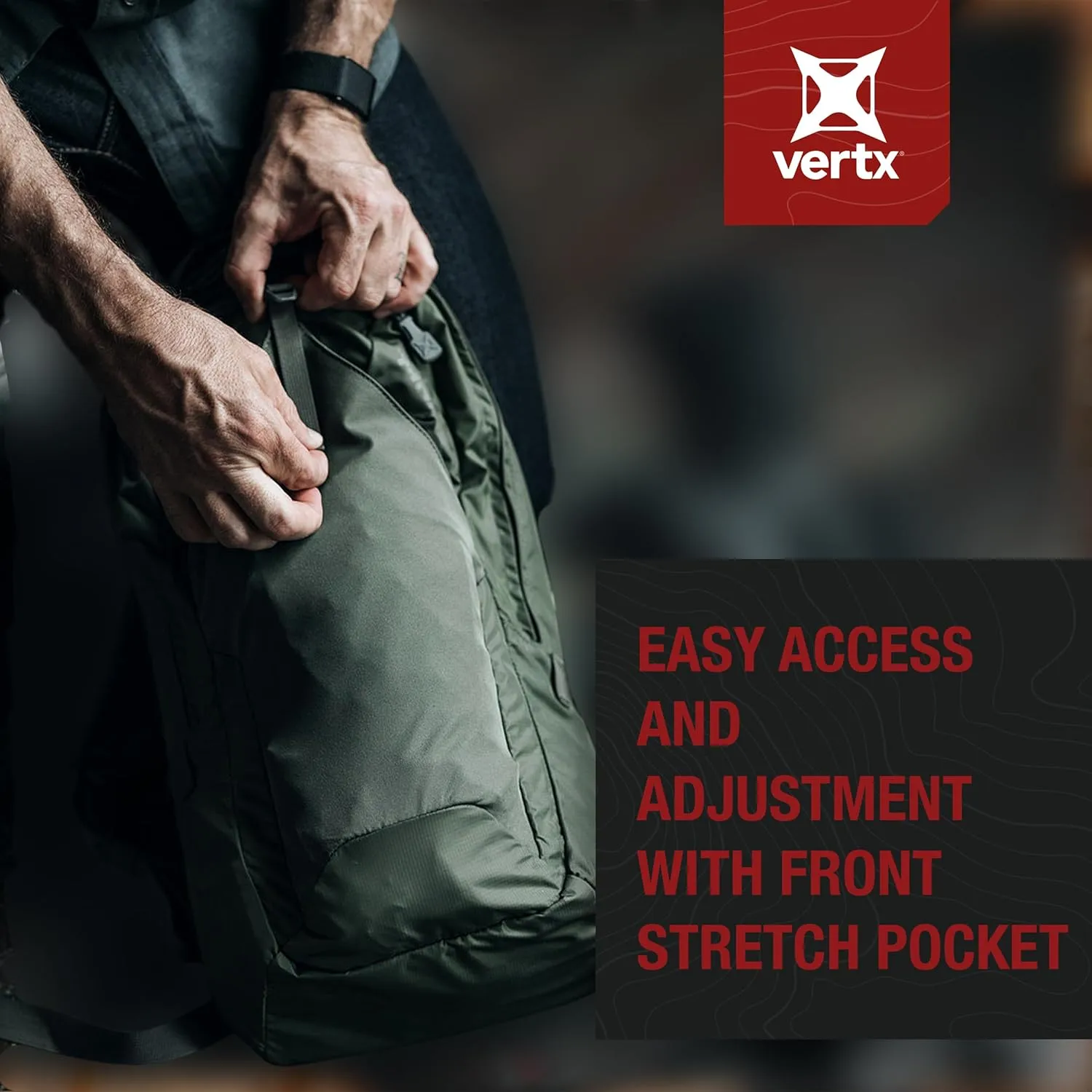 VERTX Long Walks Pack 15L Tactical Backpack Concealed Carry EDC Gear Bag
