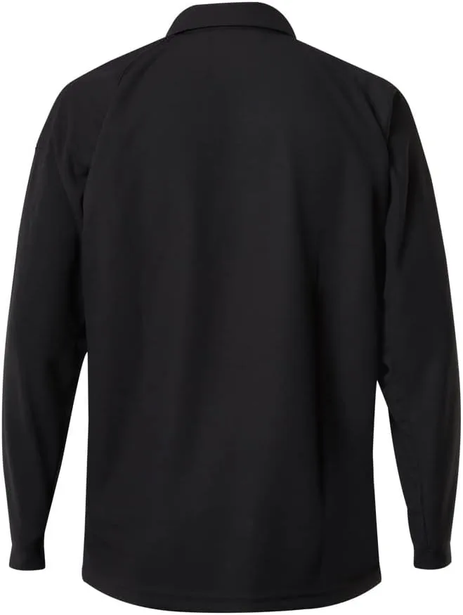 VERTX Mens Coldblack Long-Sleeve Tactical Polo Shirt