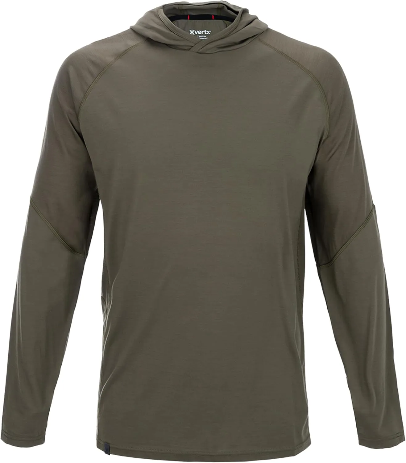 VERTX Mens Merino Wool Base Layer Hoody Pullover